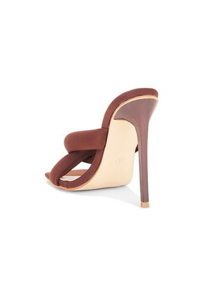 superdown Junie Sandal in Chocolate. Size 10. Also in 6, 7, 8, 9.