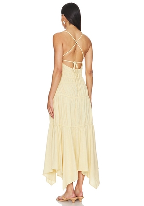 SNDYS Tahlia Dress in Yellow. Size M. Also in L, XL, XXL.