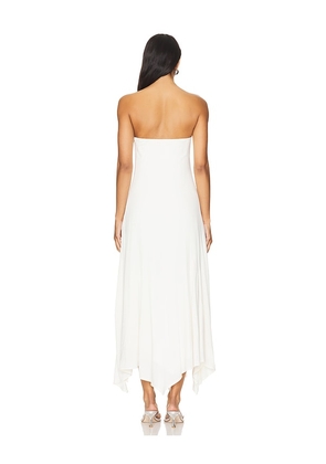 SEROYA Lucia Maxi Dress in Ivory. Size M. Also in L.