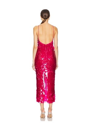 retrofete Alana Dress in Fuchsia. Size M. Also in S.