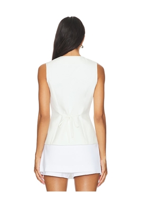 SNDYS x REVOLVE Emiliana Top in White. Size M. Also in L, XL, XS, XXL, XXS.