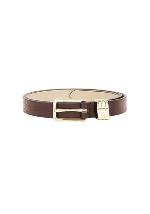 petit moments Sleek Belt in Brown. Size M/L. Also in XS/S.