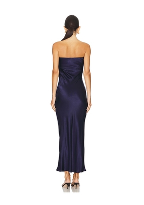 SNDYS x REVOLVE Angel Strapless Midi Dress in Navy. Size M. Also in L, XL, XXL.