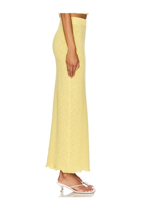 SNDYS x REVOLVE Josefina Skirt in Yellow. Size M. Also in L, XL, XS, XXL, XXS.