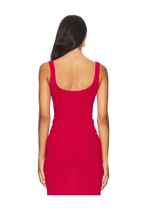 SNDYS x REVOLVE Josefina Top in Red. Size M. Also in L, XL, XS, XXL, XXS.