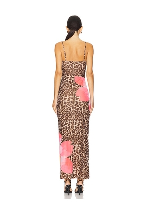 superdown Megan Maxi Dress in Brown. Size M. Also in XS, XXS.