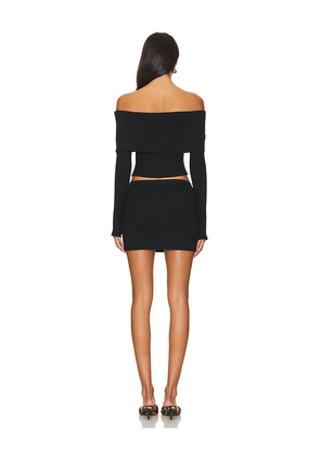 superdown Marks Skirt Set in Black. Size M. Also in S, L, XL.