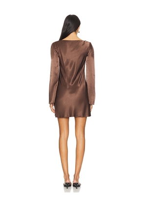 Stone Cold Fox x REVOLVE Basier Mini Dress in Brown. Size S. Also in XS.