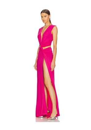 Sid Neigum Triple Loop Knit Dress in Pink. Size S. Also in XS.
