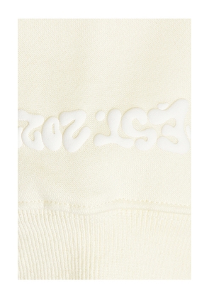 PrettyBoy Do Not Disturb Hooded Sweatshirt in Cream. Size M. Also in S, L, XL/1X.