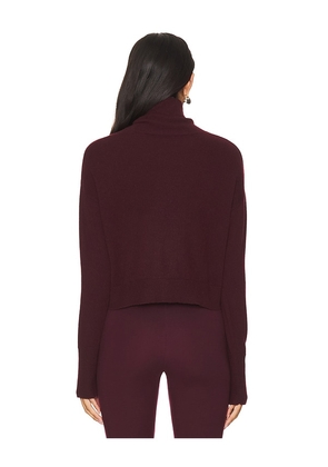 SABLYN Sable Turtleneck Sweater in Burgundy. Size M. Also in S, XS, L.