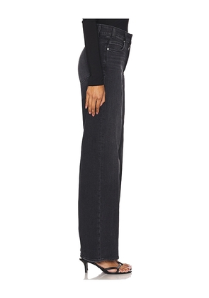 PAIGE Sasha Wide Leg Jeans in Black. Size 25. Also in 24.