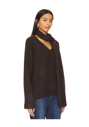 Stitches & Stripes Dax Pullover in Brown. Size M. Also in S, XS, L, XL.