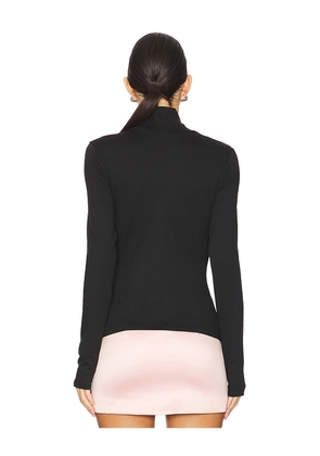 Susan Fang Beaded Long Sleeve Top in Black. Size XS. Also in S.