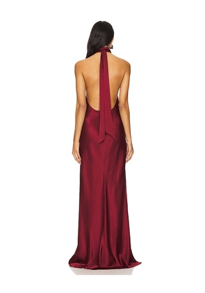 Stone Cold Fox x REVOLVE Amelia Gown in Burgundy. Size M. Also in L, S.