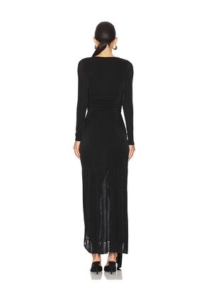 superdown Camryn Maxi Dress in Black. Size XS. Also in XXS, S.