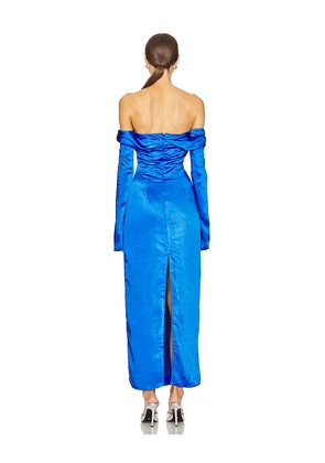 Runaway The Label Arielle Maxi Dress in Blue. Size S. Also in XS.