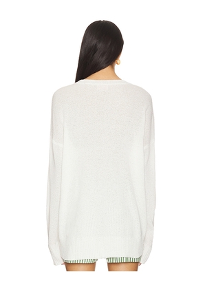 Show Me Your Mumu Woodsy Sweater in White. Size XL. Also in L.