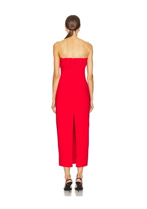Runaway The Label Lottie Midi Dress in Red. Size S. Also in M, L.