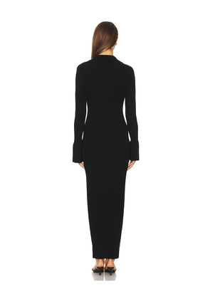 SNDYS Carol Maxi Dress in Black. Size S. Also in L, M, XL, XS.