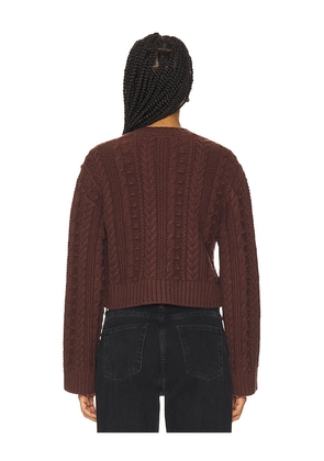 Tularosa Hunter Cardigan in Chocolate. Size M. Also in L.