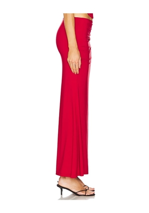 Runaway The Label Terrie Maxi Skirt in Red. Size M. Also in S.