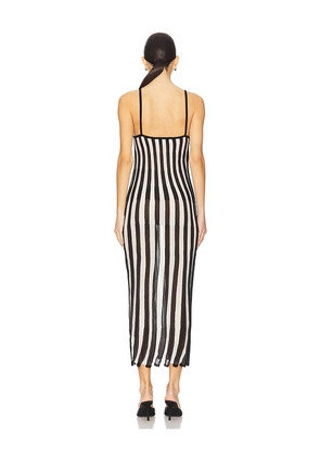 Solid & Striped Kaylee Dress in Black,White. Size M. Also in L.