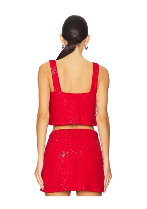 Show Me Your Mumu Tara Crop Top in Red. Size M. Also in L, XL, XXL.