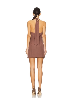 The Wolf Gang Irida Vest Dress in Chocolate. Size M. Also in XS.
