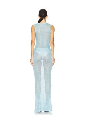 superdown Alix Maxi Dress in Baby Blue. Size M. Also in XS, S, L.