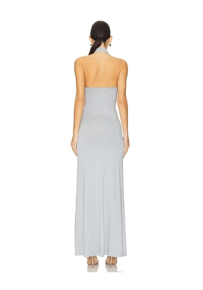 superdown Lilliana Maxi Dress in Light Grey. Size M. Also in L, XL.