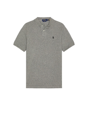 Polo Ralph Lauren Short Sleeve Mesh Polo in Grey. Size L. Also in M, S, XL/1X.
