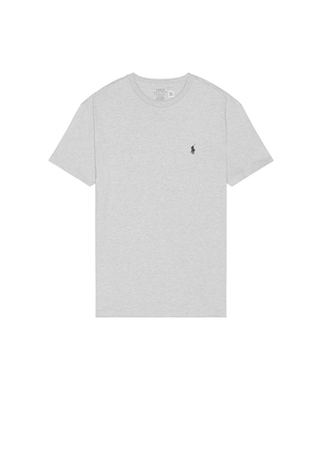 Polo Ralph Lauren Short Sleeve Crewneck T-Shirt in Light Grey. Size S. Also in M, L, XL/1X.