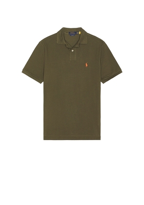 Polo Ralph Lauren Mesh Short Sleeve Polo in Olive. Size L. Also in M, S, XL/1X.