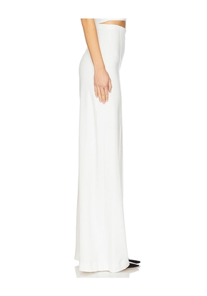 Ripley Rader Ponte Knit Wide Leg Pant in White. Size M. Also in S, XS, L.