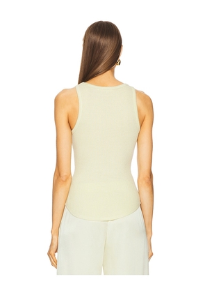 SABLYN Jameela Racerback Tank Top in Yellow. Size S. Also in L.