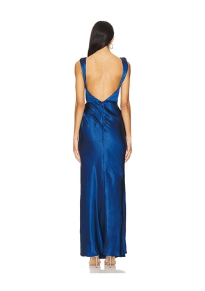 Runaway The Label x REVOLVE Havanna Maxi Dress in Navy. Size M. Also in L, S.