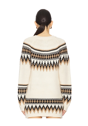 SEROYA Amaya Cardigan in Cream. Size M. Also in L, S.