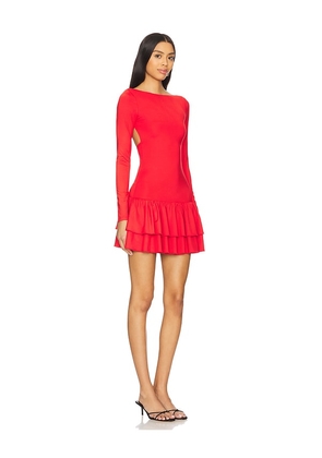 superdown Axelle Mini Dress in Red. Size M. Also in XS, S, L.
