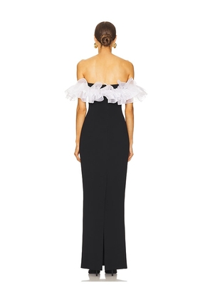 Susanna Chow Sasha Maxi Dress in Black. Size 4. Also in 2.