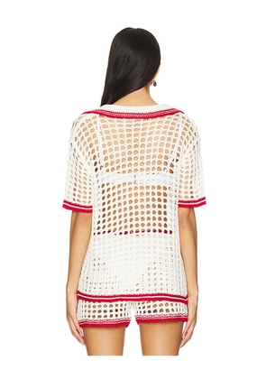 superdown Bronwin Top in White. Size S. Also in XS, M, L.