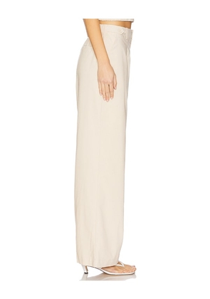 SOVERE Freya Pant in Ivory. Size XS. Also in S, M.