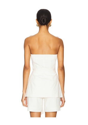 SOVERE Mason Bodice Top in White. Size XL. Also in S.