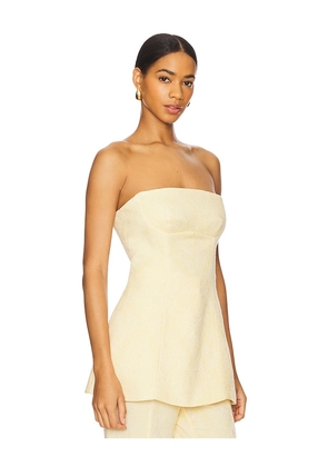 Sabina Musayev Claro Top in Yellow. Size M. Also in S, XS.