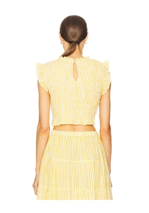 Sundress Malone Top in Yellow. Size M/L. Also in L/XL, XL/XXL.