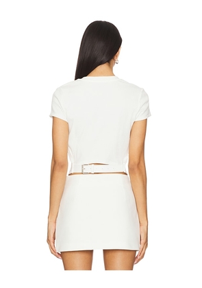 Steve Madden Romee Top in White. Size M. Also in L, XL.