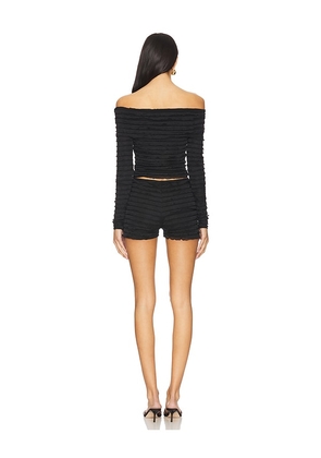 superdown Jessamine Short Set in Black. Size M. Also in L, XL.