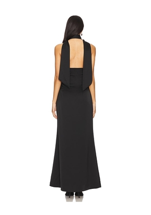 superdown Bethany Halter Gown in Black. Size M. Also in XXS, XS, S.