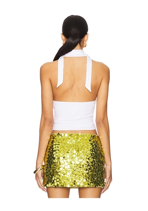 superdown Jessalyn Halter Top in White. Size M. Also in L.