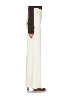 PISTOLA Lana High Rise Wide Leg Jeans in White. Size 25. Also in 24, 26, 27, 28, 29, 31, 33.